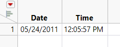 Example of Extracting the Time