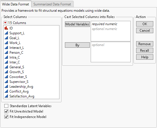 Structural Equation Models Launch Window