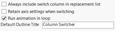 Column Switcher Preferences