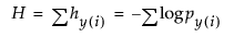Equation shown here Equation shown here