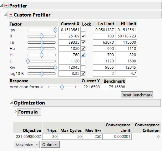 Optimized Custom Profiler Report