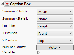 Caption Box Options