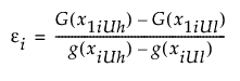 Equation shown here Equation shown here