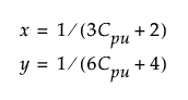 Equation shown here Equation shown here