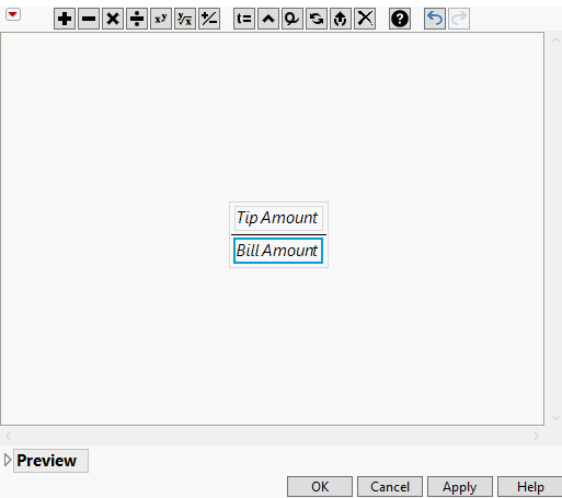 Formula for Tip Amount by Bill Amount