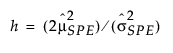 Equation shown here Equation shown here