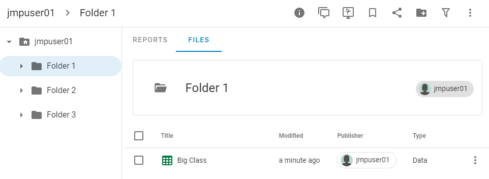 Published Data File in JMP Live