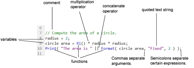 Example of a JSL Script