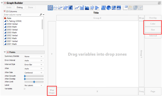 The Graph Builder Window