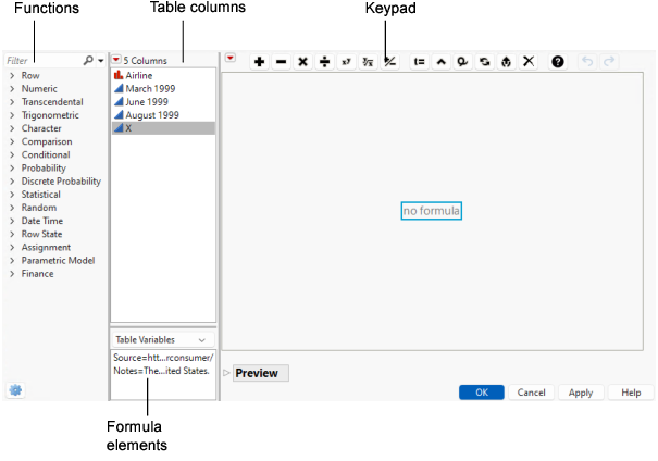 Formula Editor