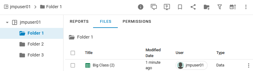 Published Data File in JMP Live