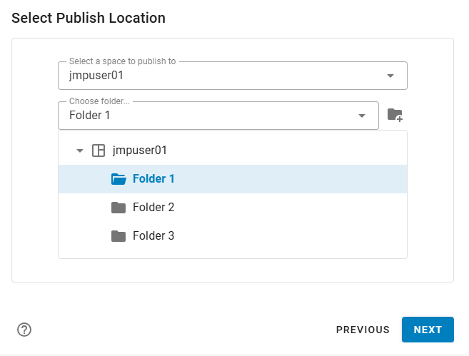 Select Where to Publish the Reports