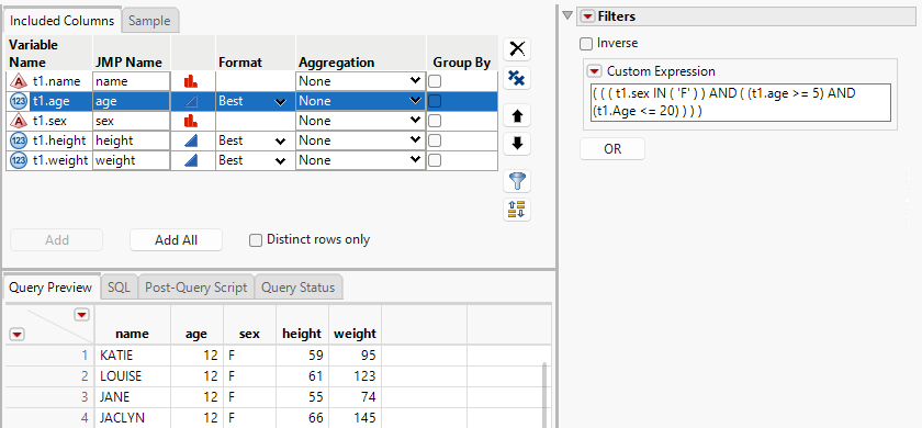 Writing a Custom Filter Expression