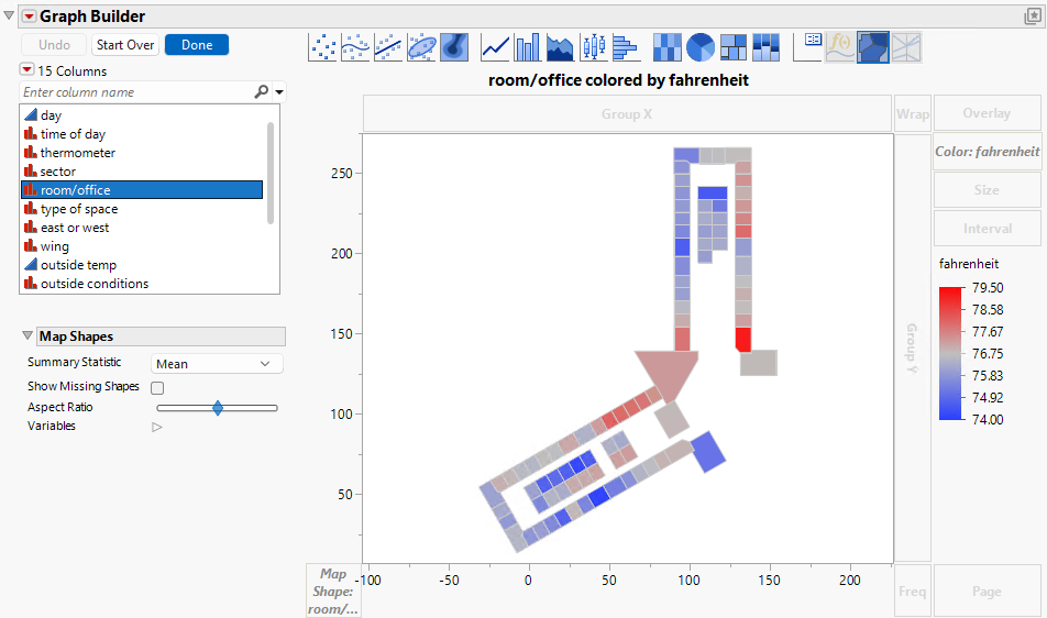 Room/Office Colored by Fahrenheit