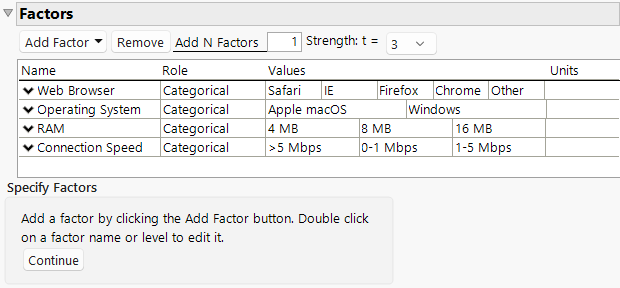 Factors for Software Factors