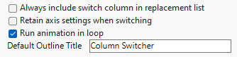 Column Switcher Preferences