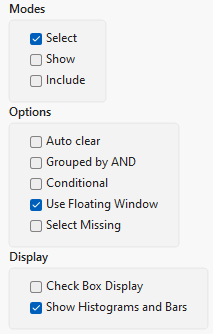 Data Filter Preferences