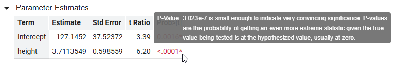 See an Explanation of a P-Value Calculation