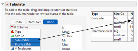 Adding Sales and Profit