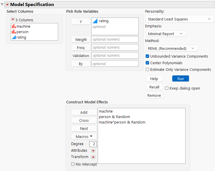 Fit Model Launch Window for a Model Containing a Random Effect