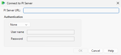 Connect to PI Server