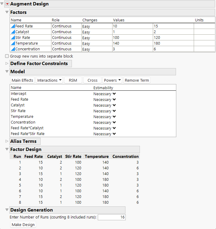 Initial Augment Design Platform