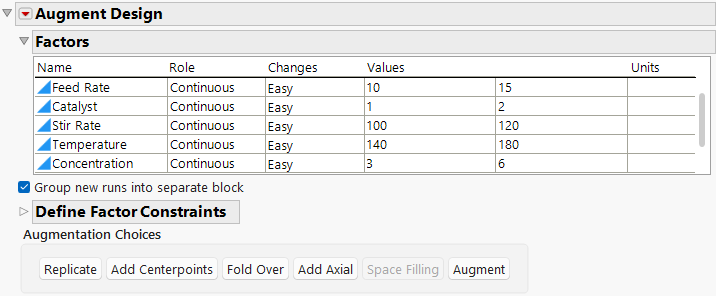 Choose an Augmentation Type