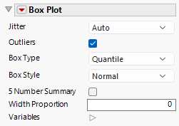 Box Plot Options