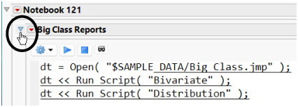 Collapse a Section