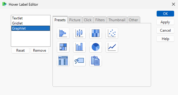 Hover Label Editor