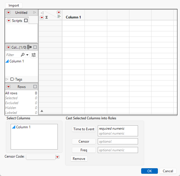 Provide Data Window