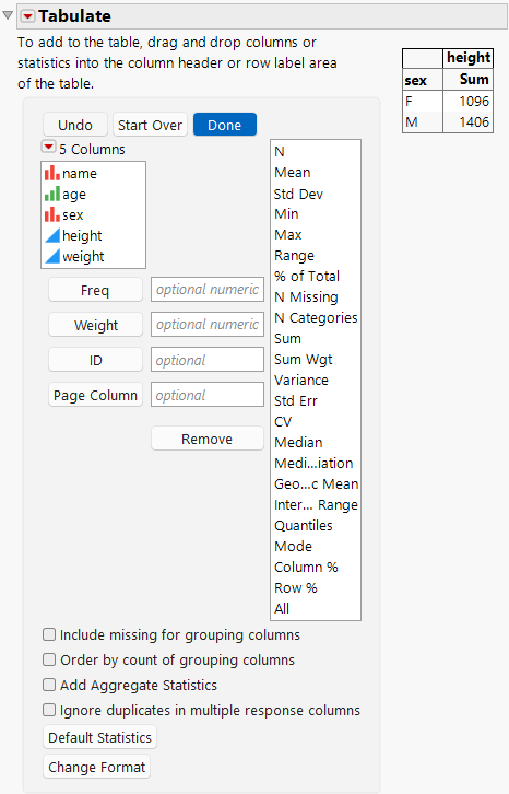 Sex Variable Added