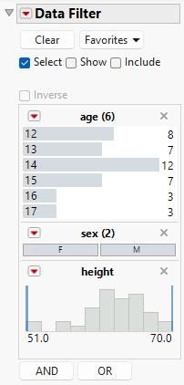 Data Filter Panel