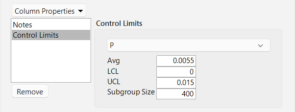Control Limits in JMP Control Limits in JMP
