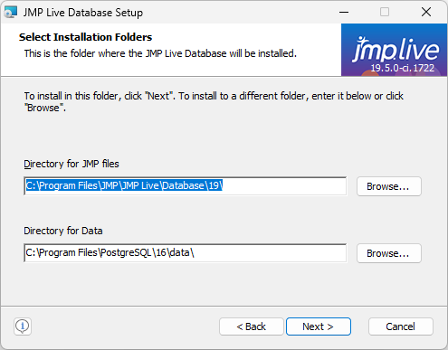 Specify Installation Folders
