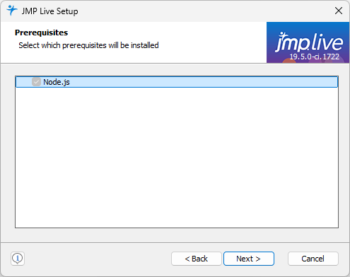 Select Prerequisites to Install