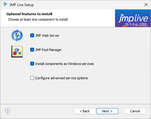 Component Selection Window