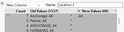 Recoded City, State Name