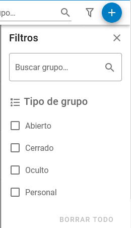 Filter Options on Groups Filter Options on Groups