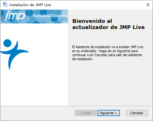 JMP Live Setup Wizard