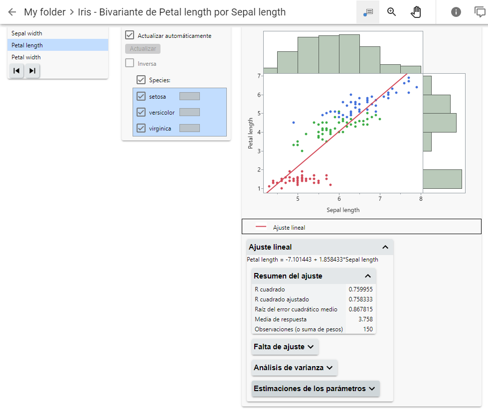 Selecciones iniciales Selecciones iniciales