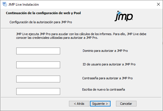 Configure JMP Settings Configure JMP Settings