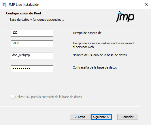 Configure JMP Settings Configure JMP Settings