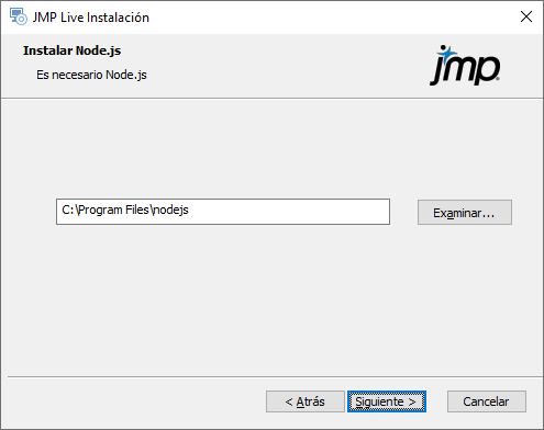 Select Installation Path for Node.js Select Installation Path for Node.js