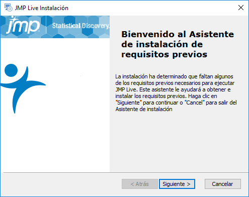 JMP Live Prerequisites Setup Wizard JMP Live Prerequisites Setup Wizard