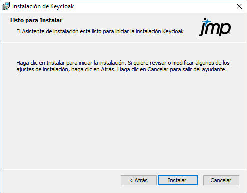 Ready to Install Keycloak Ready to Install Keycloak