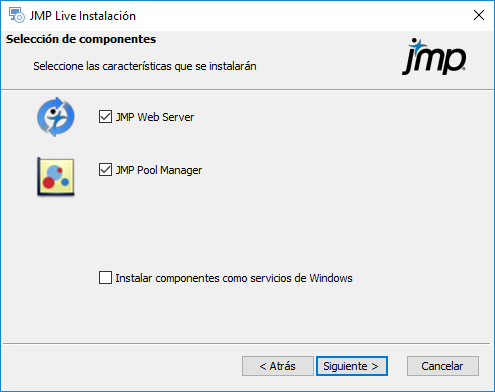Component Selection Window