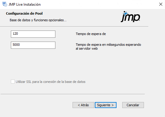 Configure JMP Settings Configure JMP Settings