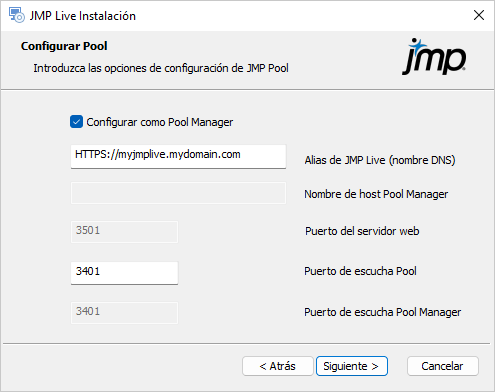 Configure the Pool Manager Configure the Pool Manager