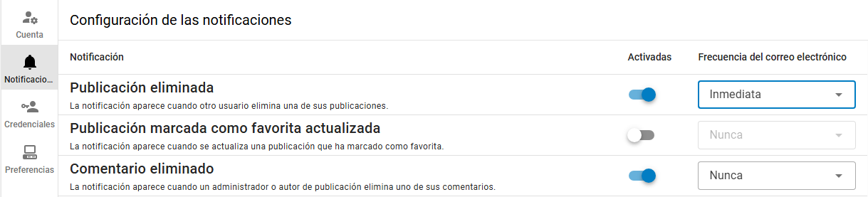 Notification Settings Notification Settings